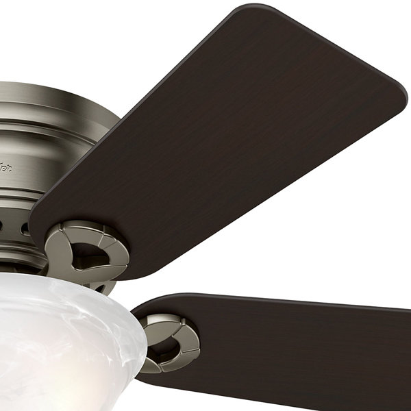 Hunter Fan 42'' Conroy 5 Blade Flush Mount Ceiling Fan with Pull
